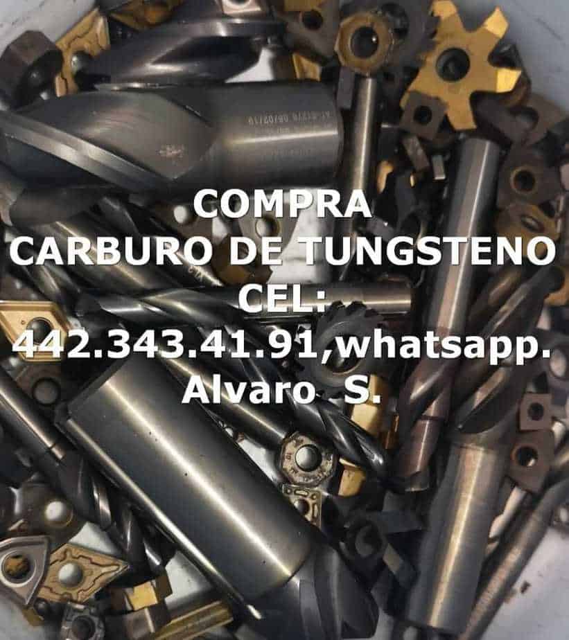 COMPRA VENTA DE CARBURO DE TUNGSTENO