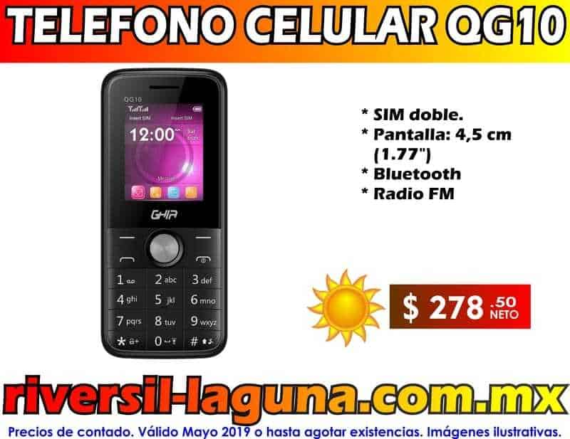 3 TELEFONO CELULAR QG10