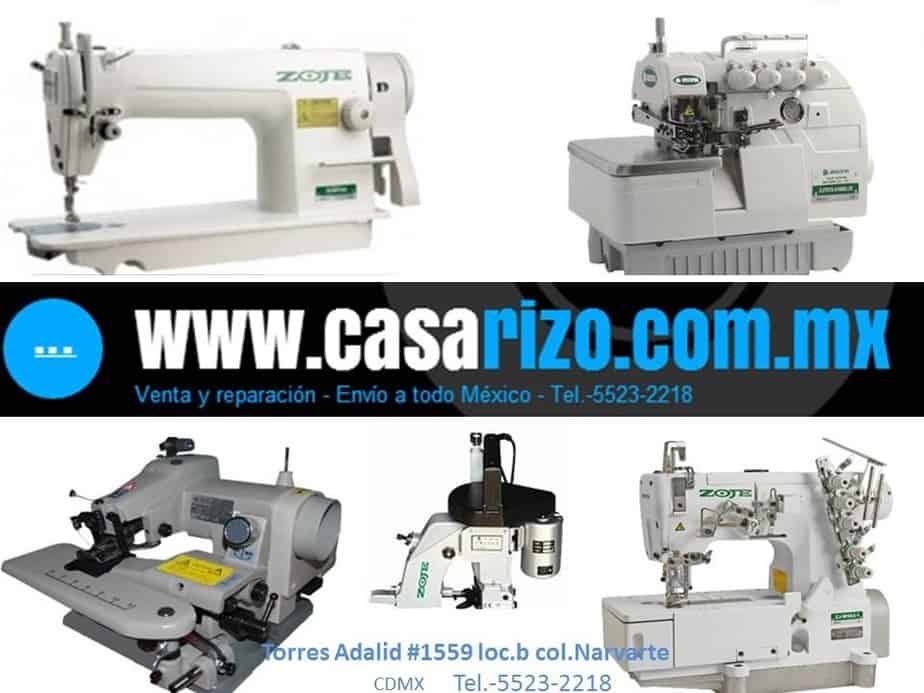 Venta y reparación de máquina de coser - Casa Rizo - www.casarizo.com.mx