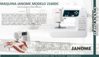 Maquina de coser digital Janome 2160dc - Casa Rizo