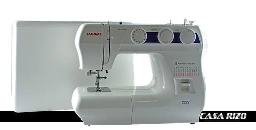 Maquina de coser janome 2222 - Casa Rizo - www.casarizo.com.mx