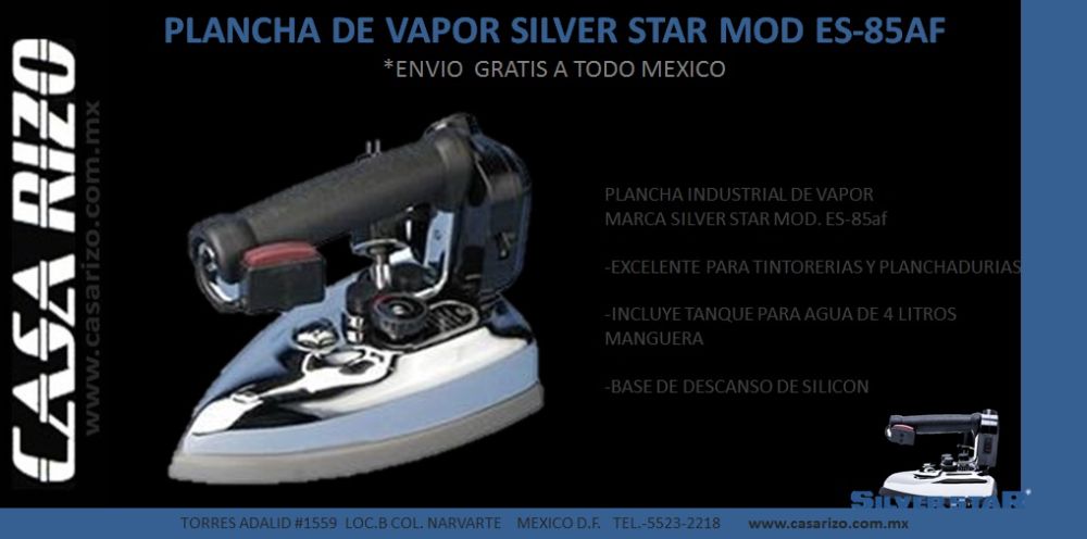 Plancha de vapor SilverStar es85af www.casarizo.com