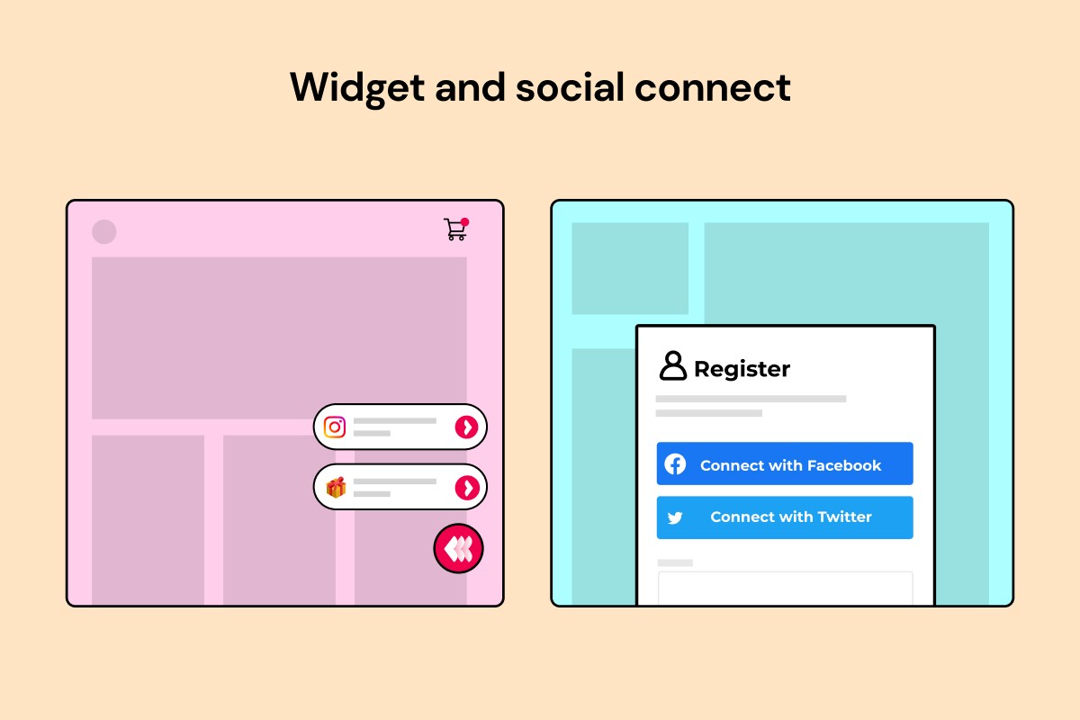 Widget social