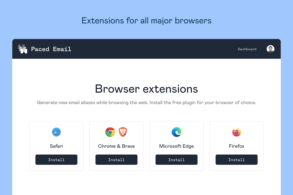 extensiones del navegador